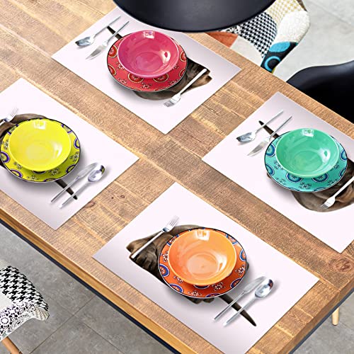 Sets de table design teckel haute résistance pour décoration de table - 8