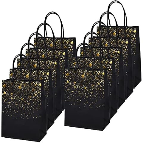 Mikihat 10-Pack Bronzing Gold Candy Bags Cover
