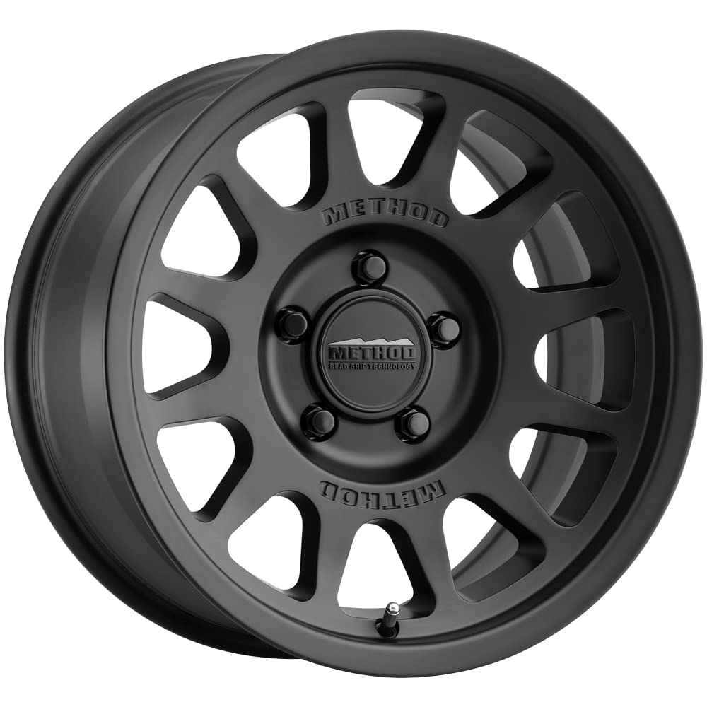 Method Race Wheels 703 Black Wheel with Matte (17 x 9. inches /5 x 5 mm, -12 mm Offset)