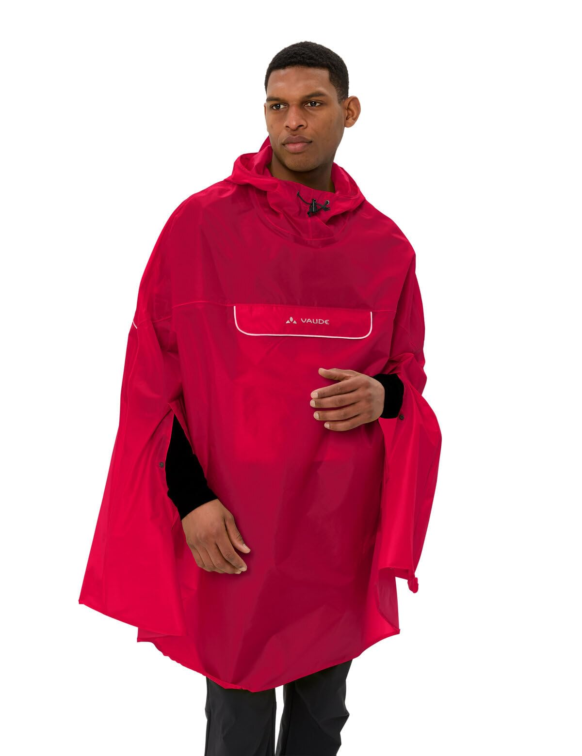 VAUDE Poncho Valdipino - Chubasquero de acampada y senderismo, tamaño XL