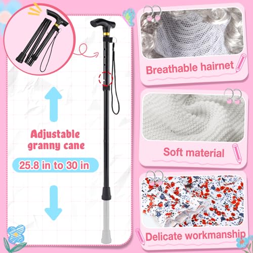Disfraz Biubee Old Lady para Niñas 5-7 años miniatura 5