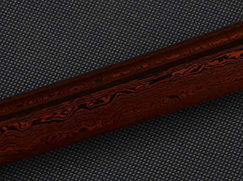 Shijian Folded Steel Naked Red Blade For Japanese Samurai Katana Swords Replacement #TOP3
