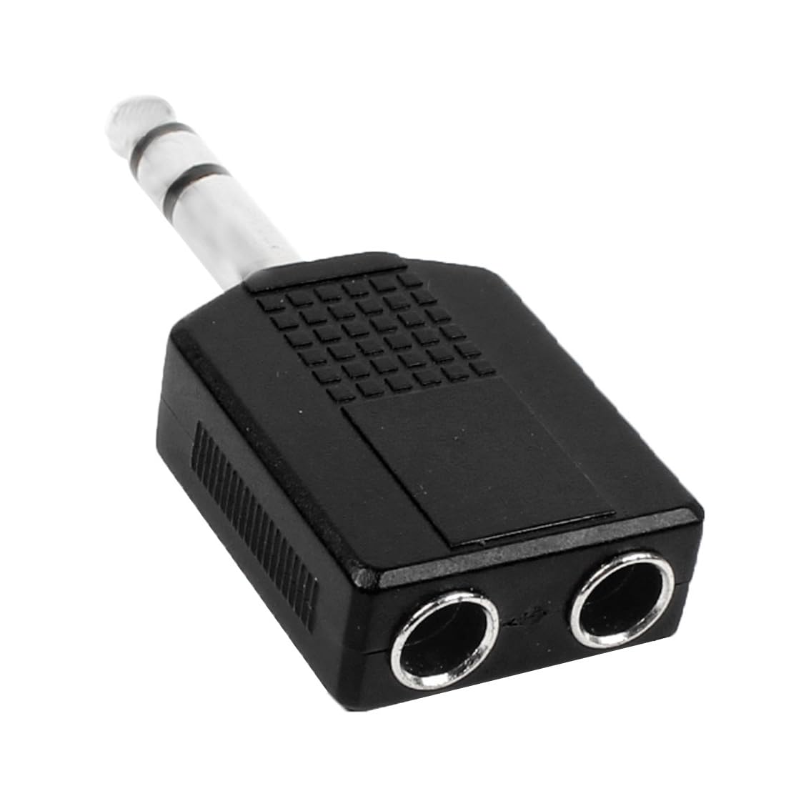 uxcell Mono 6.35mm Male Jack to Dual 6.35mm Female Socket Splitter Adapter Connector