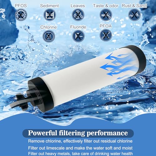 Image of 【Upgraded】Virego Ceramic Filter Silver Infused, Replacement for BB9-2 Water Filter, Repeatable Cleaning Filters Compatible with Berkey Gravity Filtration System, Certified by NSF /ANSI 42 (Pack of 2)