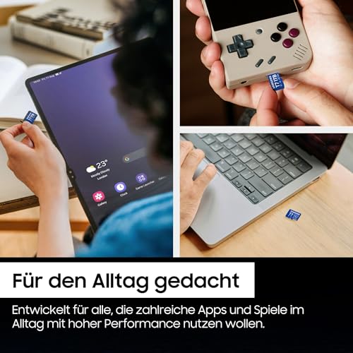 Samsung T7 microSD-Karte, 128 GB, Speicherkarte für Mobile Games auf Smartphones, Tablets und Handheld-Konsolen, UHS-I U3… – Ansicht 6