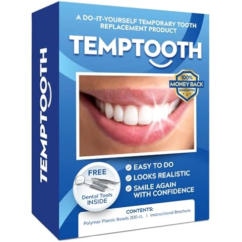 Temptooth #1 Seller Trusted Patented Temporary Tooth Replacement Product Cover