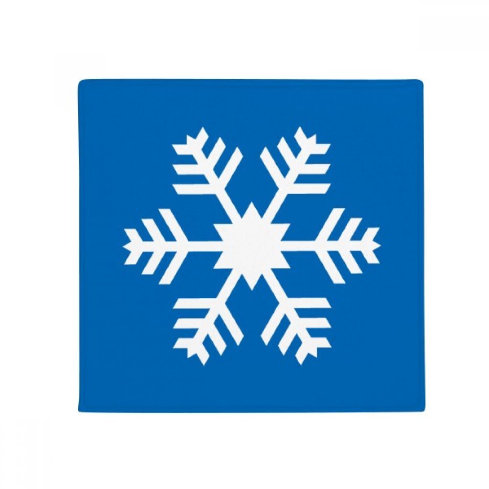 Tapis de cuisine et salon flocon de neige bleu pour une ambiance hivernale