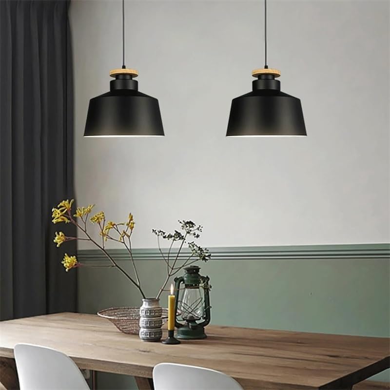 Petite suspension en fer doré lampe E27 pour plafond bas réglable - 4