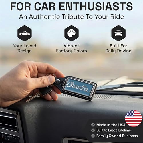 Image of Brotherhood Car Key Chain for Chevelle - Classic Models Keychain for Men and Women