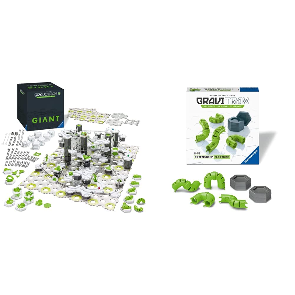 Ravensburger GraviTrax Pro – Starter Set Giant 400 Pièces, Circuit De Billes STEM, 8 Ans+, Compatible, Français