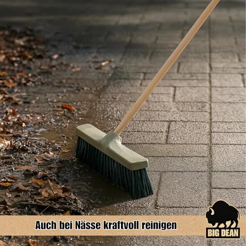 BigDean Straßenbesen Gartenbesen Strassenbesen mit Stiel Besen mit Stiel draußen – Bild 7
