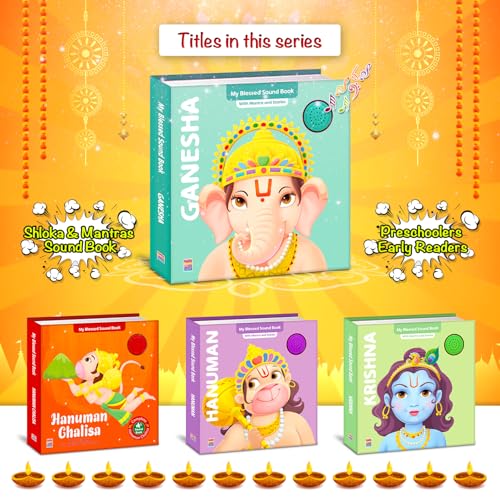 Image of Ganesha Mantra Sound Book for Kids ; India's First Mythology Shloka and Mantras Sound Book to Teach Indian Culture, Values Devotional
