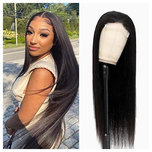 5x5 Hd Lace Closure Wigs Human Hair for Black Women, LEhan 180% Density Transparent 10A Lace Front Wigs Human Hair Pre plucked With Baby Hair, 28inch Straight Glueless Lace Closure Wigs Human Hair (5X5, 28inch, Natural Black)