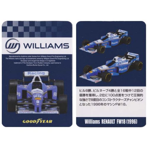 Amazon.co.jp: アオシマ WILLIAMS 1／64 F1GP
