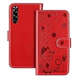 Die Tasche ist gefertigt aus premium PU-Leder und TPU Innenmaterial, um Ihr Telefon vor Stürzen, Stößen, Kratzern und Staub zu schützen.