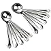 Large Stainless Steel Restaurant & Hotel Quality Round Soup Spoons, Large Soup Spoons, Set of 10
