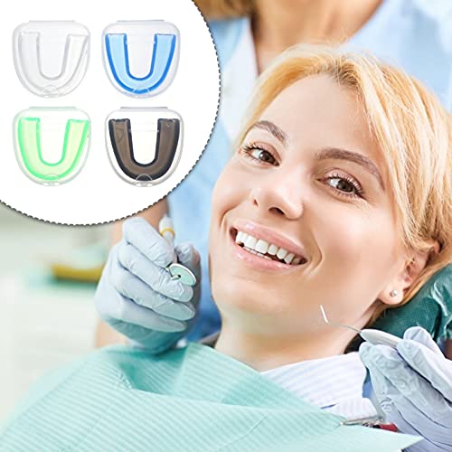 DOITOOL 4Pcs Protetor de para Ranger Os Dentes Dentes Branqueamento Bandejas de Guardas para Dormir