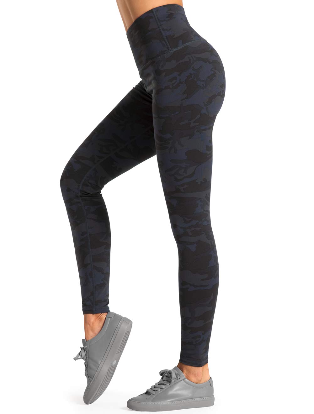 Dragon Fit - Pantaloni da yoga a compressione con tasche interne in vita alta, per il controllo della pancia, elasticizzati, per allenamento, yoga