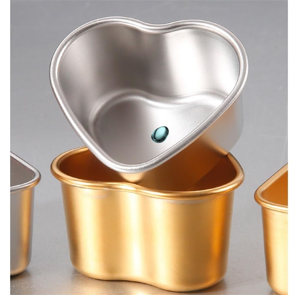 YHNNH Sauce à sauce for barbecue occidental en acier inoxydable 304(Gold,Silver)
