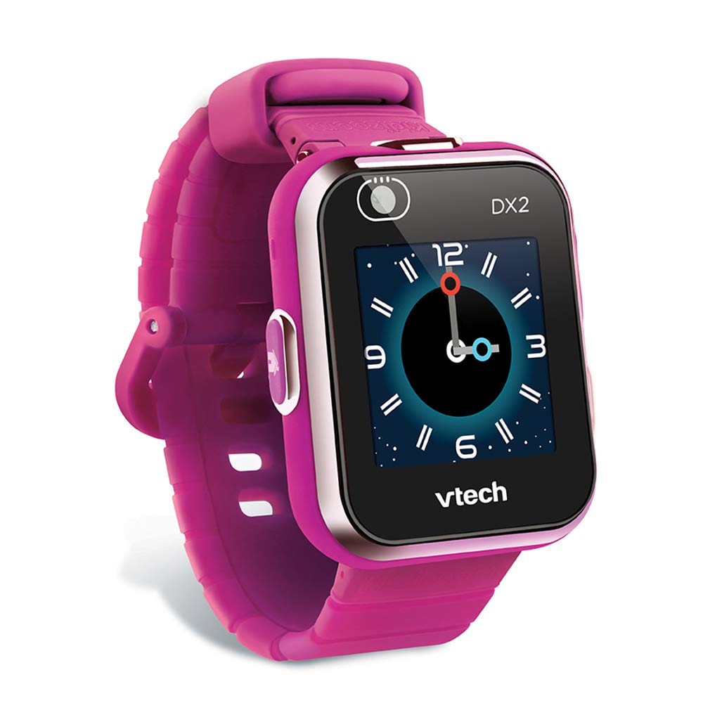 VTech - Kidizoom Smartwatch Connect DX2 Raspberry, Smartwatch per bambini, Smart Watch per bambini - 5/13 anni - Versione FR
