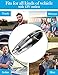 LIBERRWAY Car Vacuum Cleaner High Power DC 12v Portable Handheld Wet Dry Auto Vacuum Cleaner for Car, 5.0Kpa Suction, Black