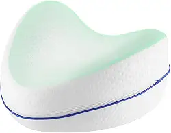 Almofada Travessero para Pernas e Joelhos,Alivio da Dor Ciática, Coluna, Quadril, Lombar e conforto para Gestantes e Adultos em geral, noites e dias com sono confortável e tranquilo.