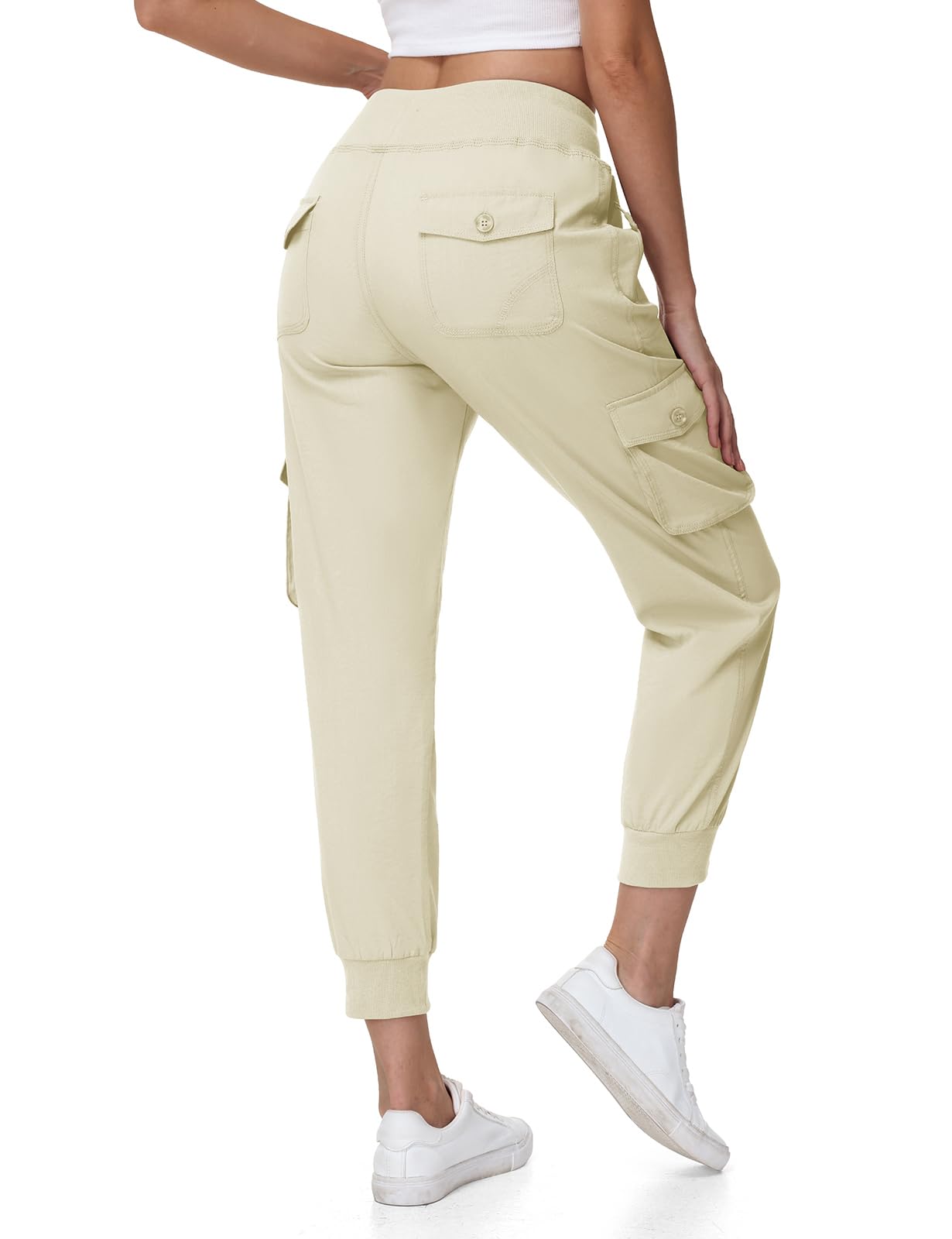 YSENTO Damen Wanderhose Trekkinghose Leichte Outdoorhose Schnelltrocken Cargohose Funktionshose Jogginghose Casual Hose