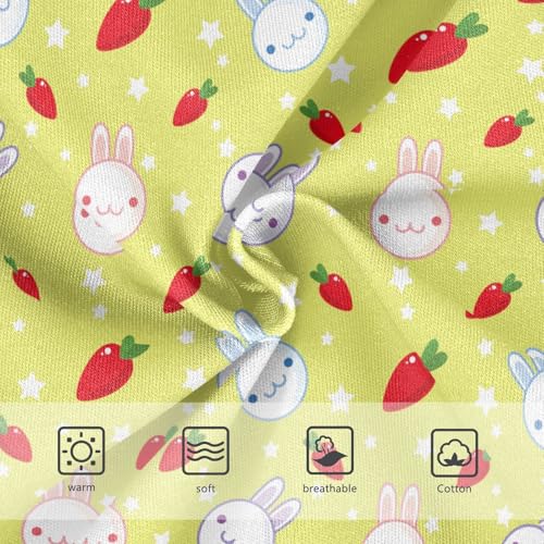 Little Girls' Soft Cotton Underwear Kids Breathable Comfort Cute Bunny Panties Briefs Toddler3