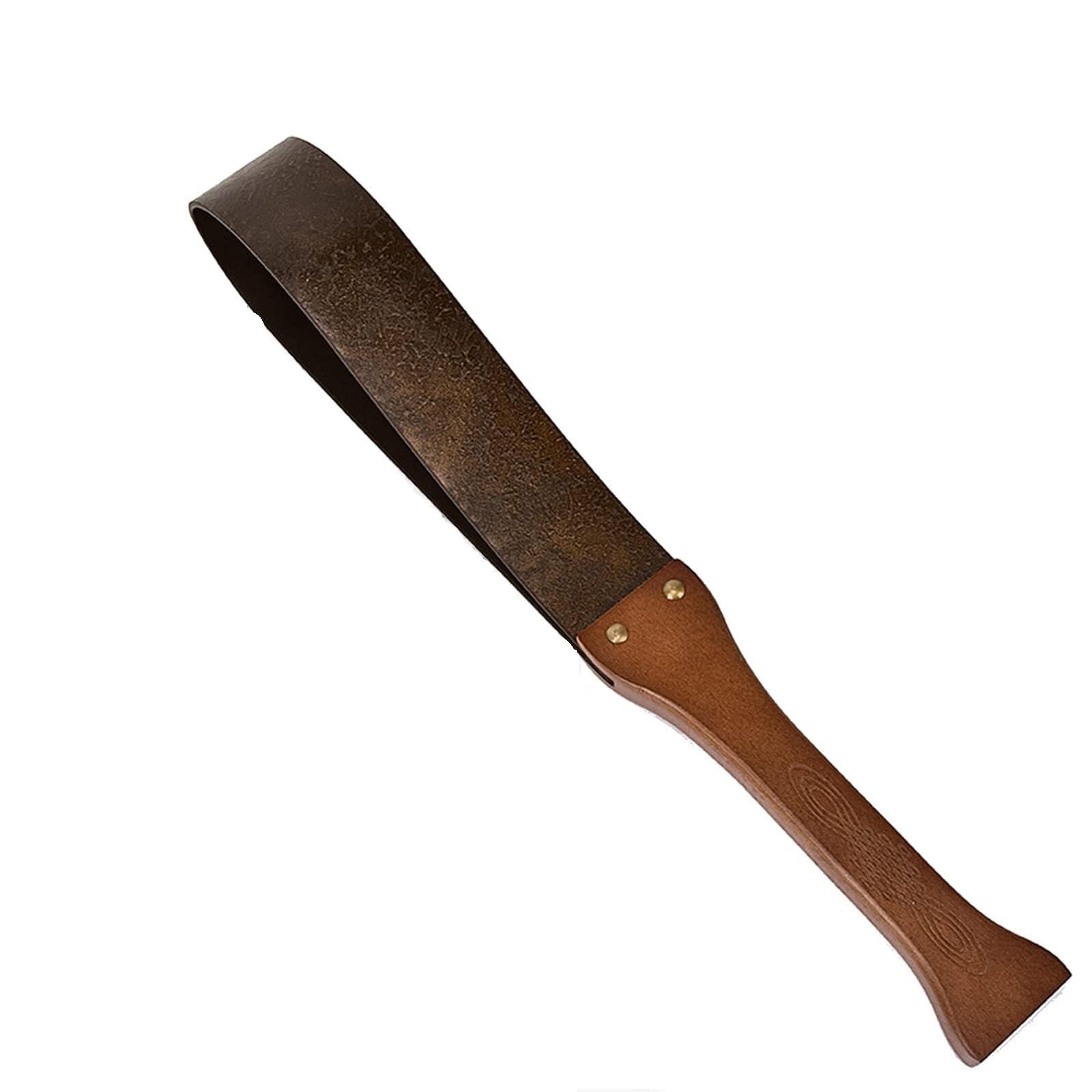 SM Paddel Erotik Flogger Peitsche Bondage Spanking Rindsleder Paddle Mit Holzgriff Cosplay Rollenspiele Fetisch Sexspielzeug Für Frauen Männer Und Paare Extrem