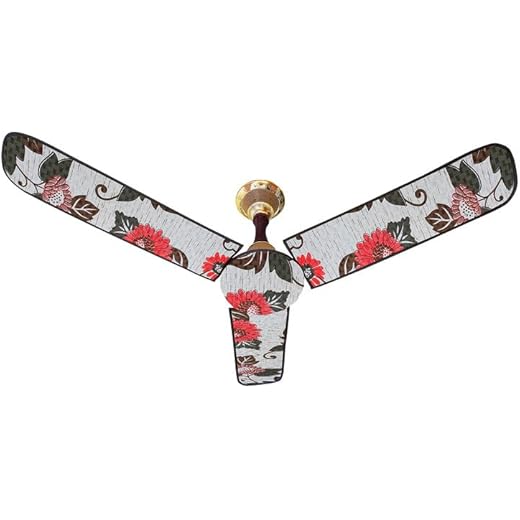 Dream Care Printed Ceiling Fan Cover Stylish Dustproof Cov