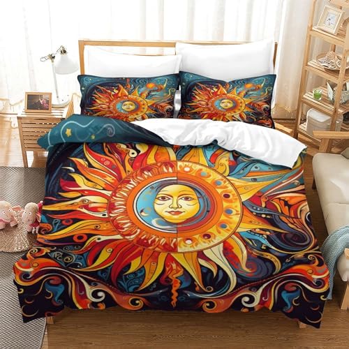 Housse de couette 140x200 fermeture éclair pour lit simple
