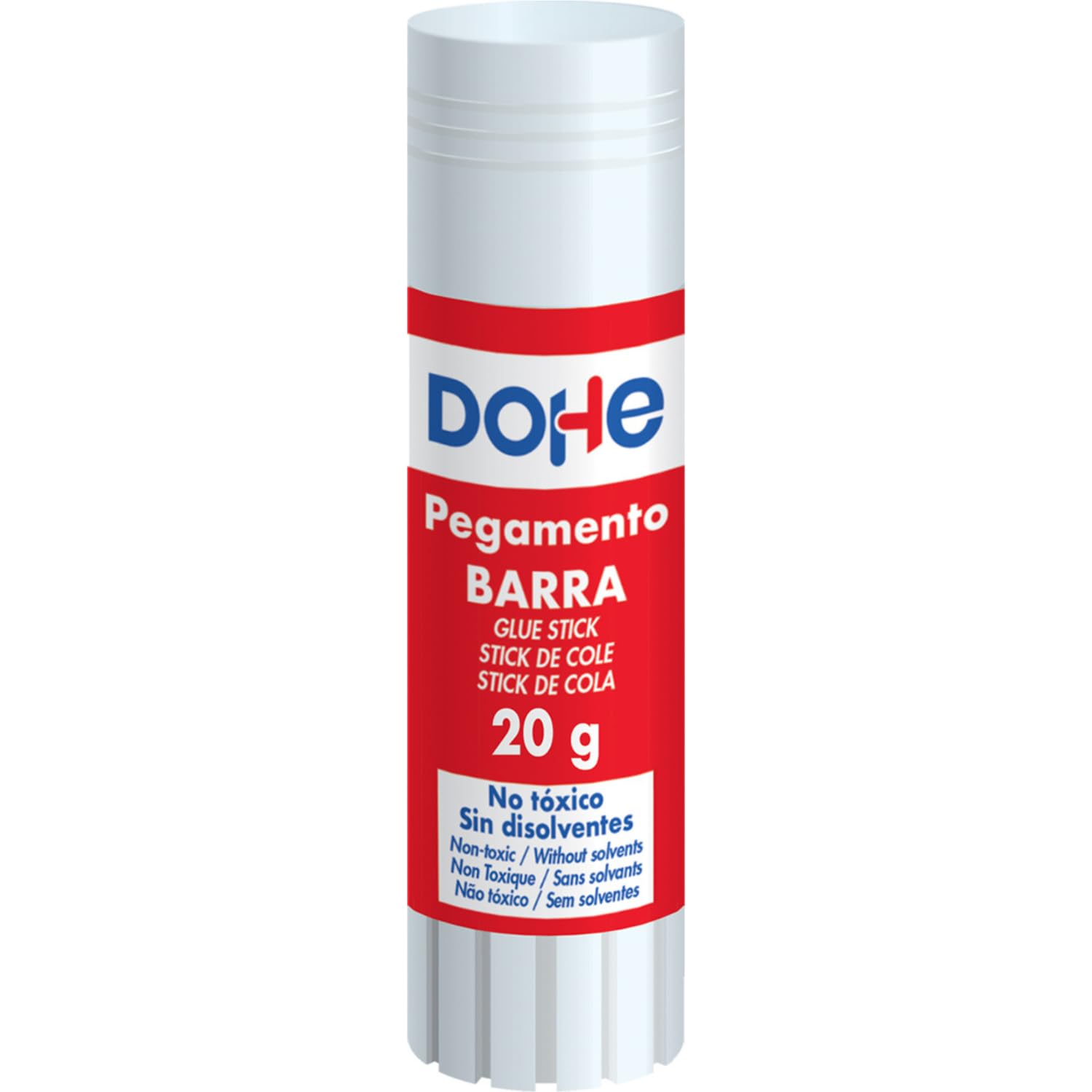 Dohe - Pegamento en Barra 20 gr - Potente Adhesivo, Pegado Rápido, Transparente, Uso Doméstico y Oficina, Material Escolar
