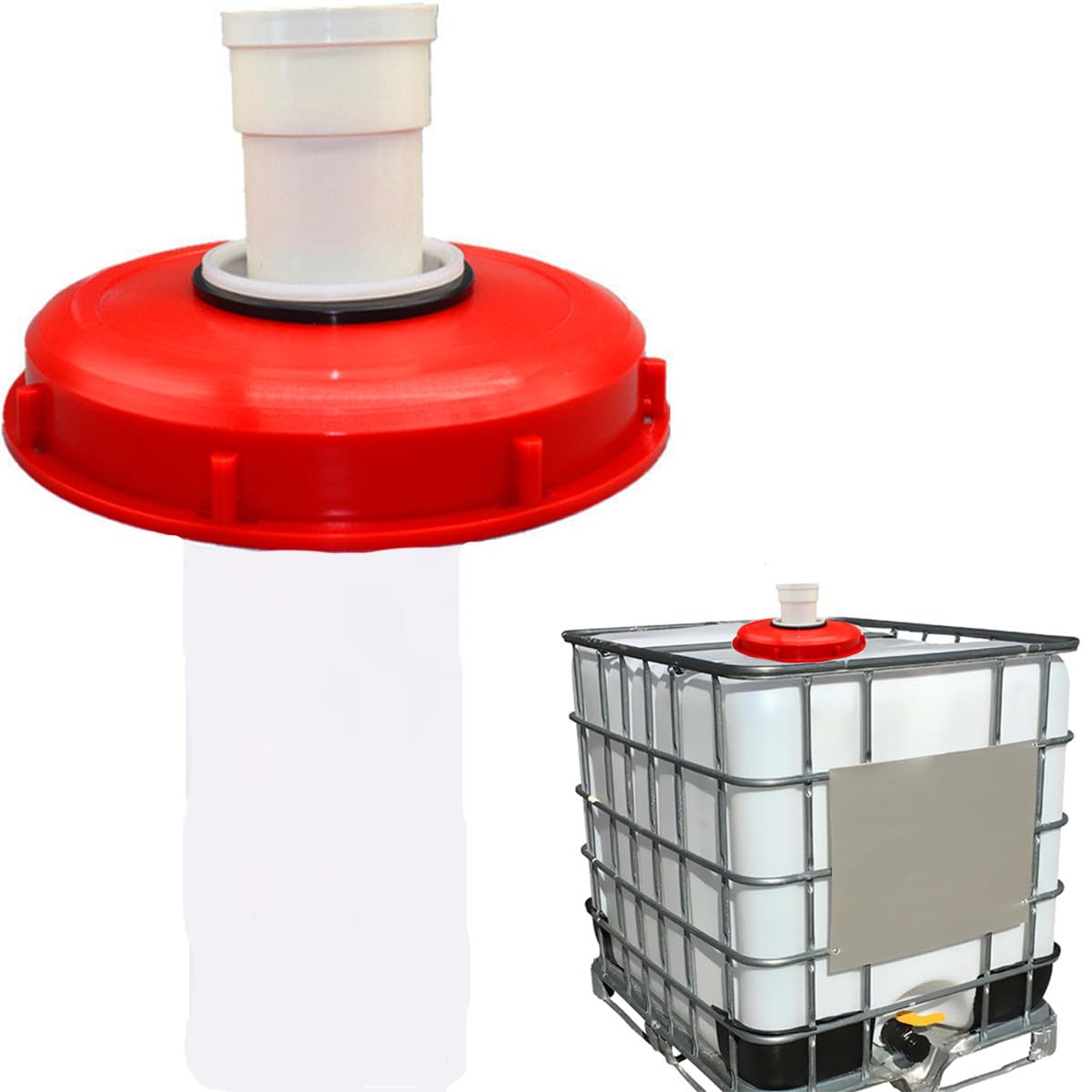 Filtre IBC En Nylon 3 Pièces Filtre Cuve IBC Filtre à Eau De Pluie IBC Filter Lavable Filtre De Couvercle En Nylon Accessoires Pour Reservoir Ibc 97035974