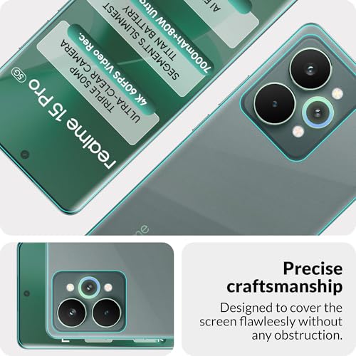 Image of FIRST MART Front & Back Tempered Glass for Realme 15 Pro With Installation Kit | Edge to Edge Coverage | Militry-Grade Screen Guard & Back Nano Membrane | Clear