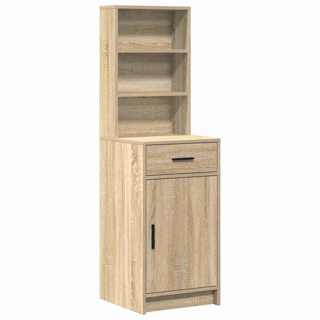 Tavolo da trucco in legno multistrato marrone con specchiera e luce LED, scrivania con cassetti e portaoggetti, mobiletto consolle salvaspazio per camera da letto