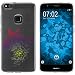 Produktbild PhoneNatic Case kompatibel mit Huawei P10 Lite Silikon-Hülle Floral Katze M2-5