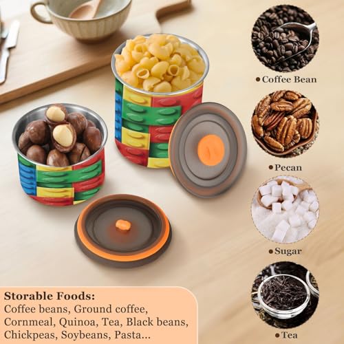 Contenedor de almacenamiento al vacío para café de acero inoxidable 30oz miniatura 6
