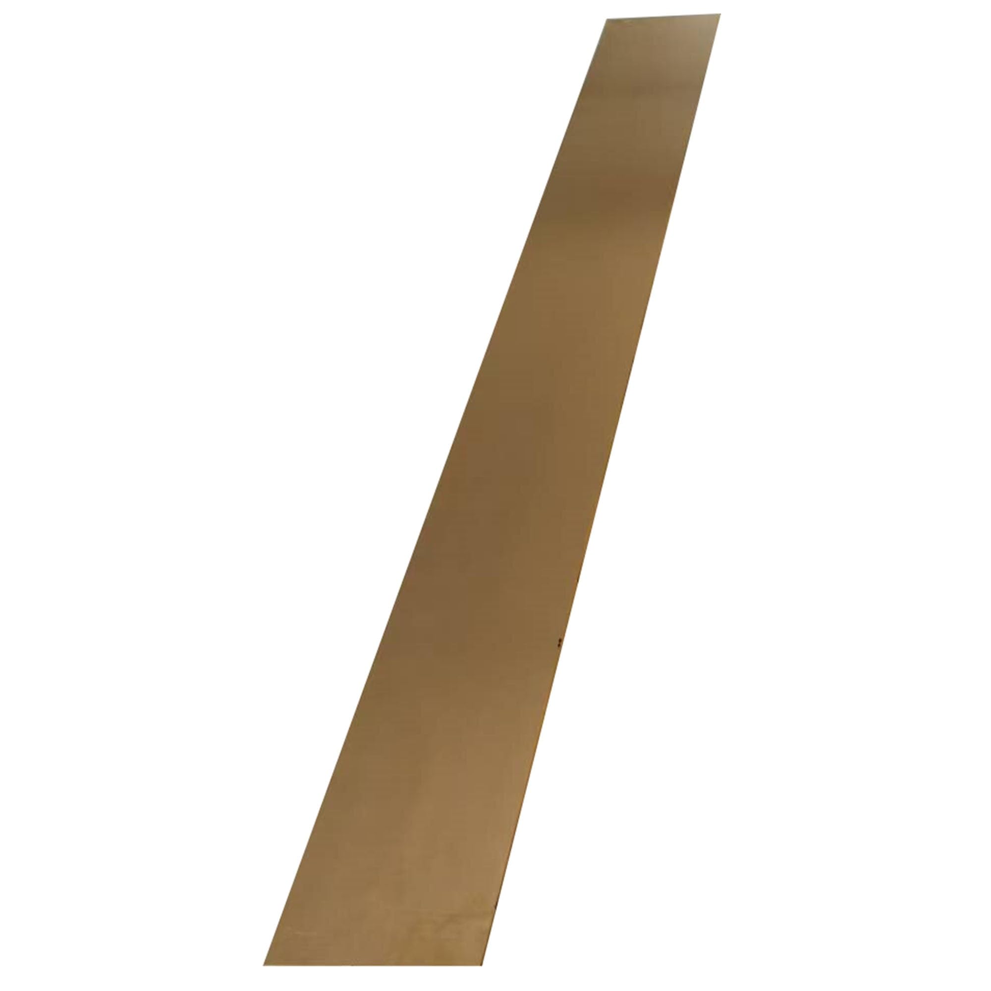 0,1 mm hochglanzpoliertes Messingblech (1 Stück)(0.2 * 305 * 1000mm)