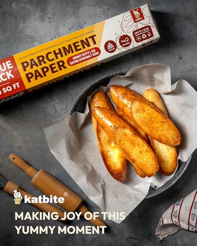 Katbite 2 Pack 15In X 242Ft Parchment Paper Roll thumb #6