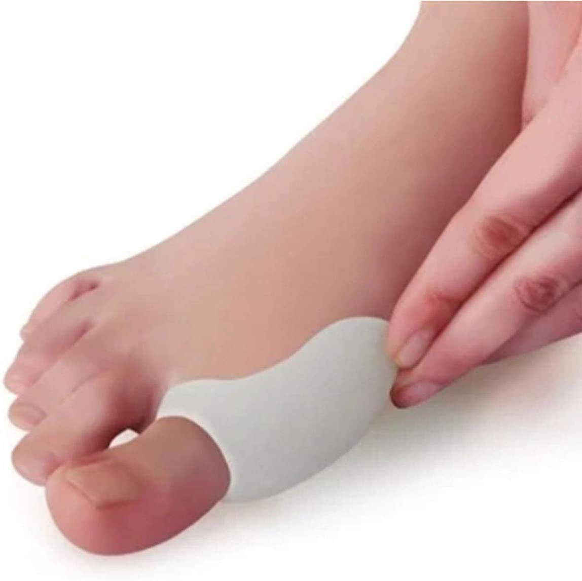 pedimendtm Silikon Gel Ballenschutz Zehen Kissen (4pair – 8) | Zehen Straightener Sleeve | für Hallux Valgus und Hammer Zehen | Füße Health Care Werkzeug | absorbiert Druck | Unisex | Foot Care