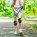 YHomU 4 Pcs Adjustable Knee and Elbow Pads, Protective Gear for Cycling, Skateboarding, Airsoft