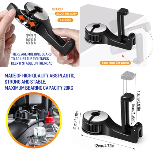 Expansor de portavasos para automóvil 3 piezas con posavasos miniatura 6