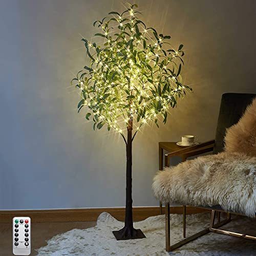 Albero LED da 150 cm, Ulivo Deco LED, 560 foglie