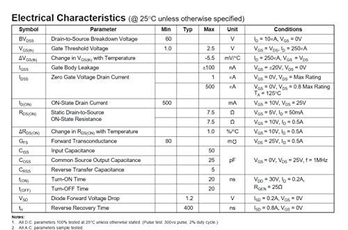 Bridgold 100Pcs 2N 2N7002 N-Channel Enhancement-Mode Mosfet Transistor 60V 115Ma,Sot-23. #TOP4