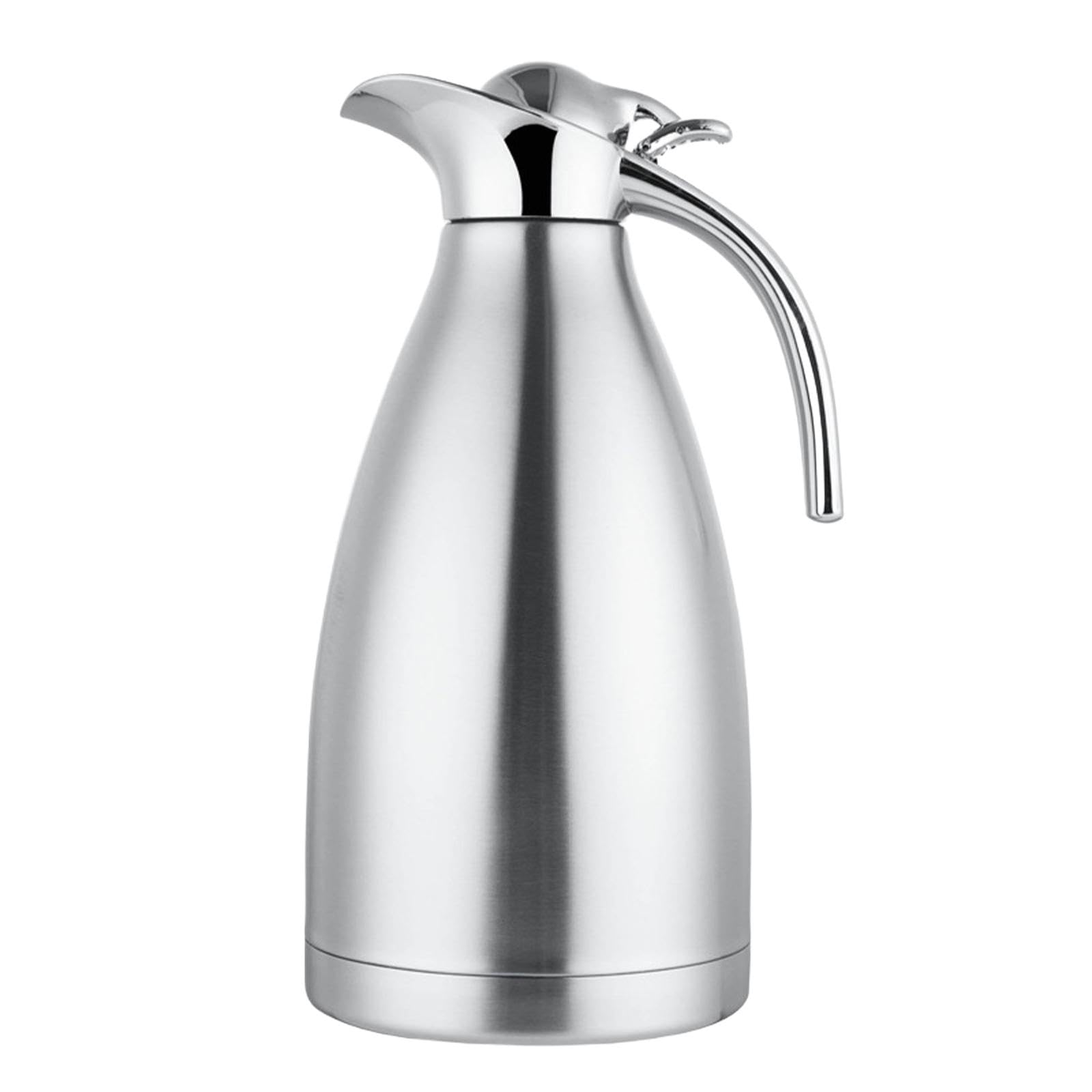 Jarra Térmica de Acero Inoxidable para Café, Jarra de Agua con Tapa Hermética, Jarra con Aislamiento Al Vacío Resistente a Temperaturas, 1.5L