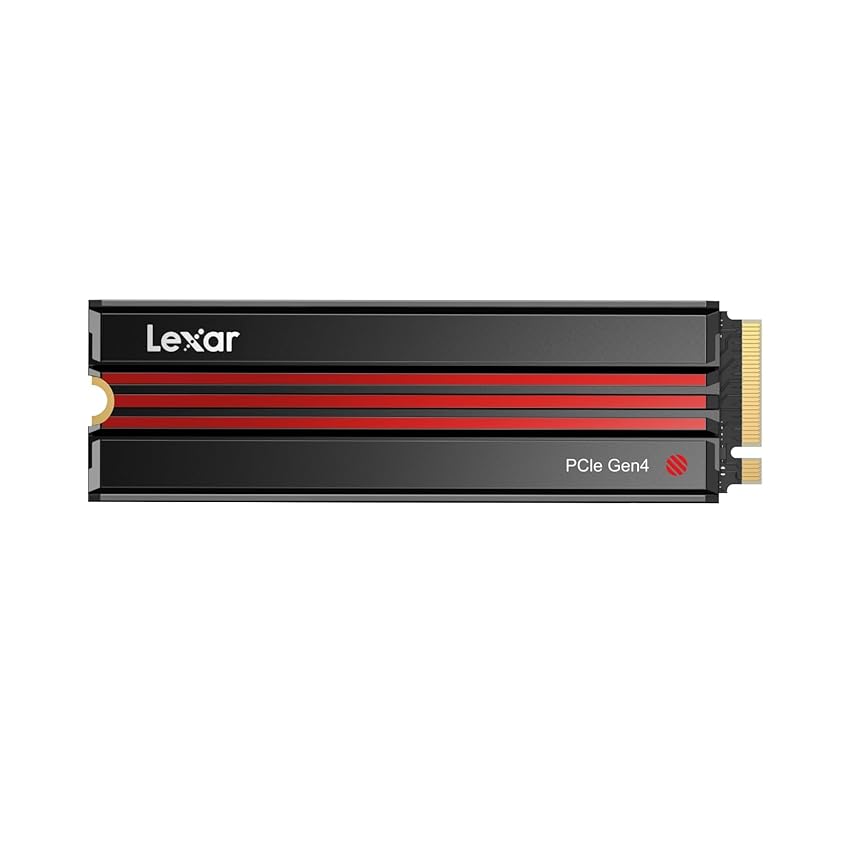 Lexar EQ790 SSD 1TB con Dissipatore di Calore, M.2 2280 PCIe Gen4x4 NVMe SSD Interno, Velocità fino a 7000 MB/s, Disco a Stato Solido per PS5, PC, Laptop