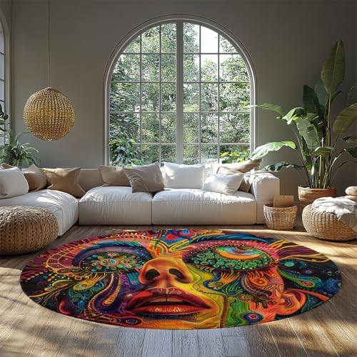 Tapis doux pour salon vintage réglant les problèmes de glisse