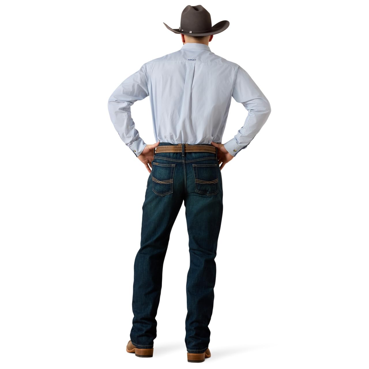 Ariat M4 Dżinsy męskie, z niskim stanem, Stretch Legacy, krój typu bootcut