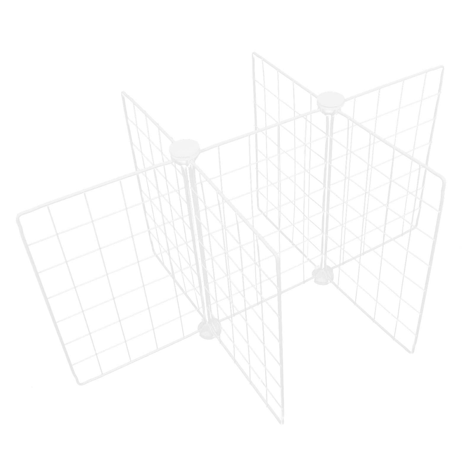 ARTIBETTER Estante Divisor Metálico para Congelador 61X41X32 CM Organizador de 6 Compartimentos para Alimentos Separador de Estantes para Refrigerador y Cocina Adecuado para