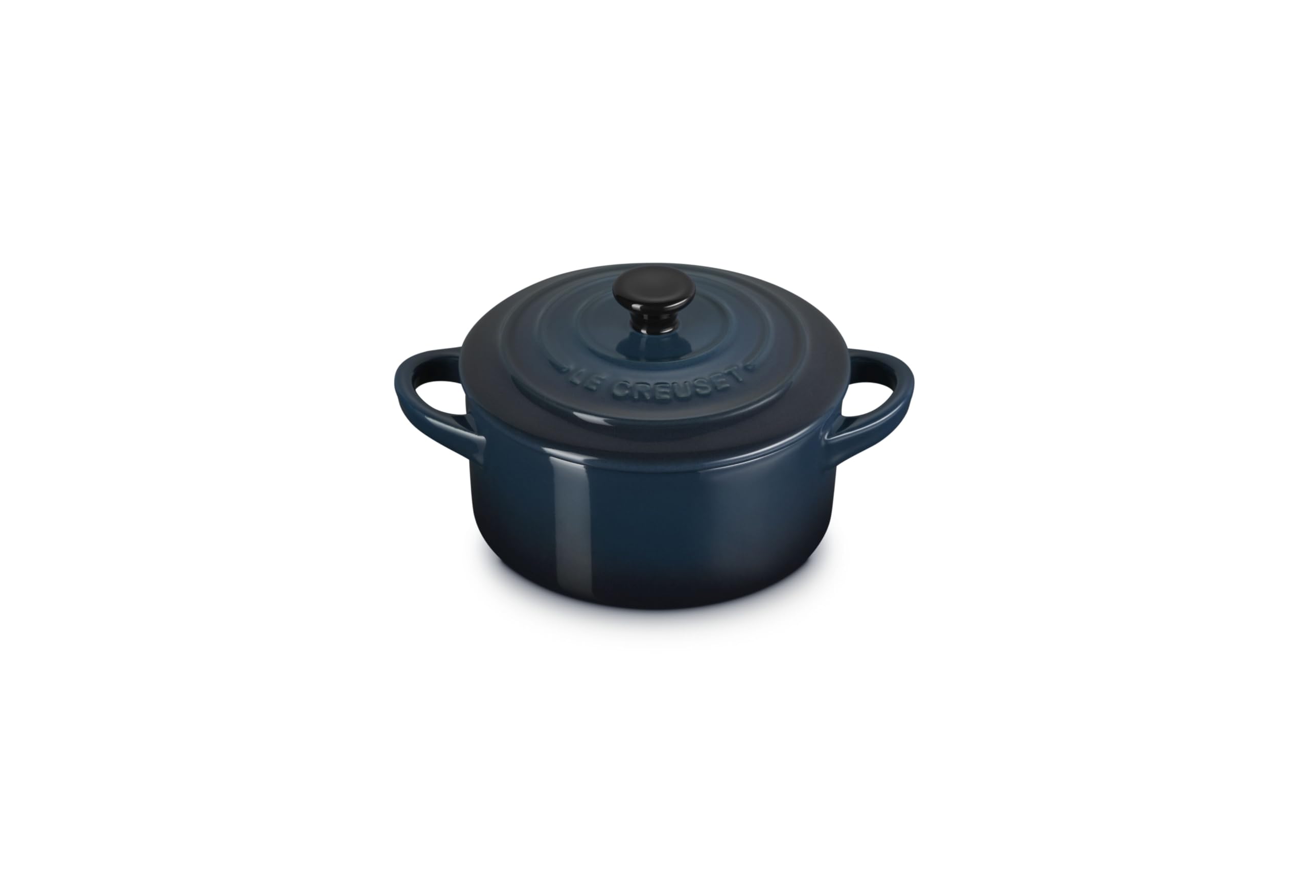 Le Creuset Stoneware Petite Round Casserole, 0.25 L, Nuit